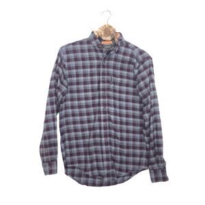 Ball and Buck Shirt Scout Flannel Plaid Durable Button Up Flannel Field Shirt M